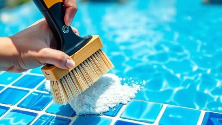remove calcium from tiles