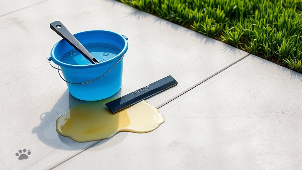 remove dog urine stains