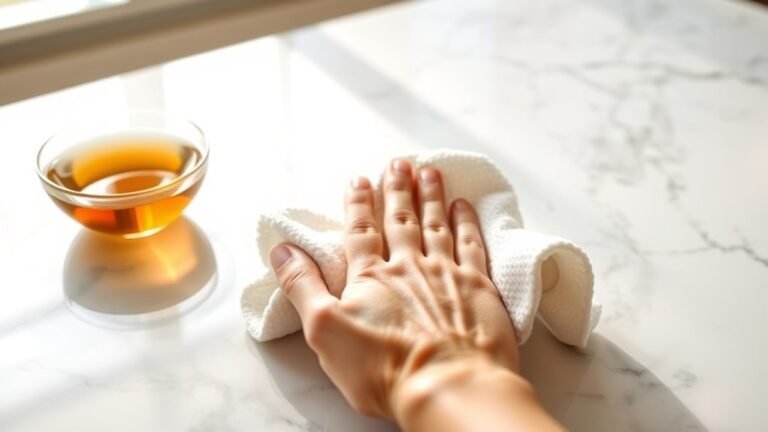remove marble water spots