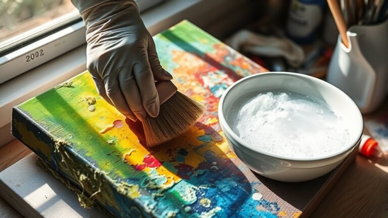 remove mold from canvas