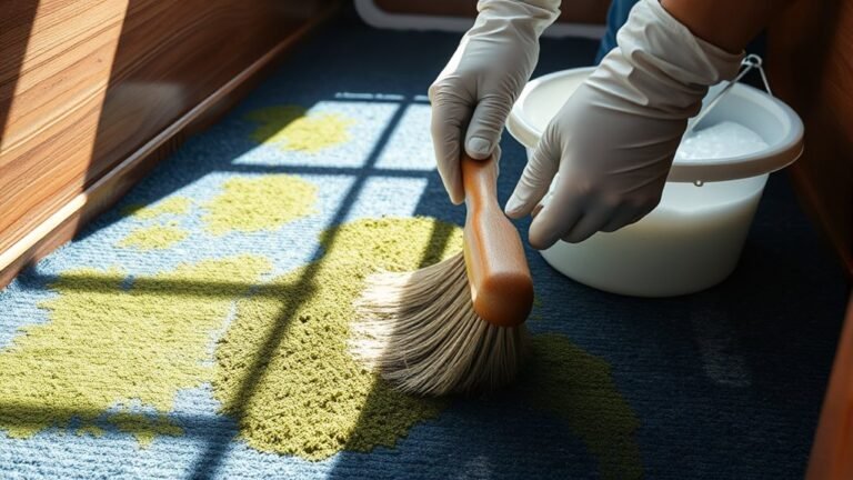 remove mold from carpet