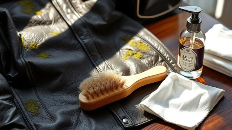 remove mold from leather
