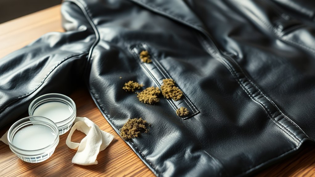 remove mould from leather