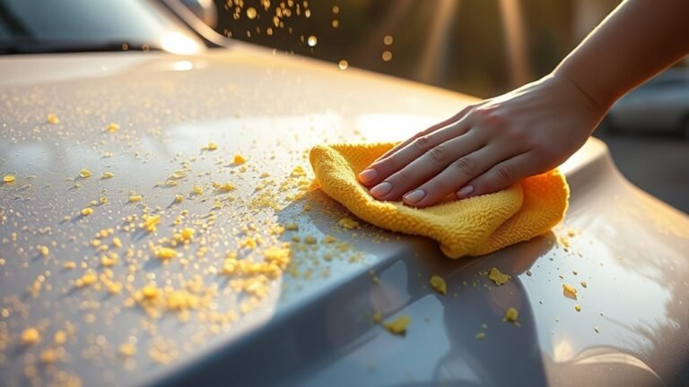 remove pollen from vehicle