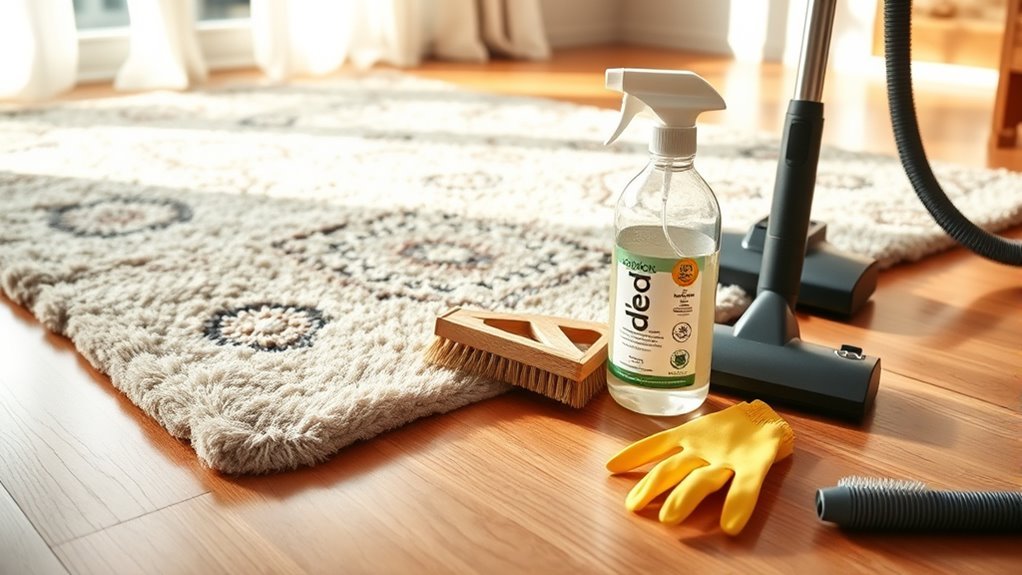 rug cleaning preparation tips