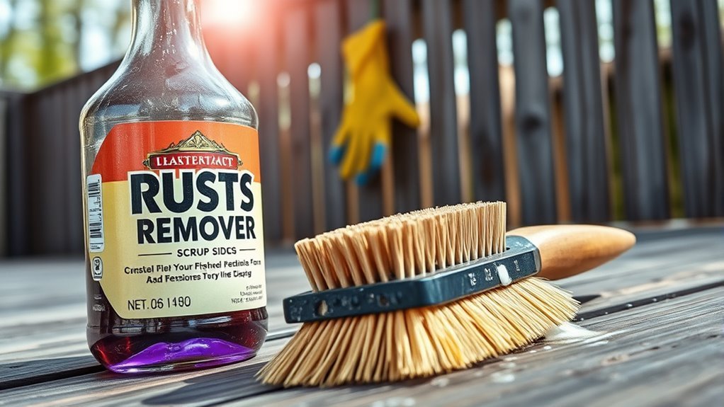 rust stain removal supplies