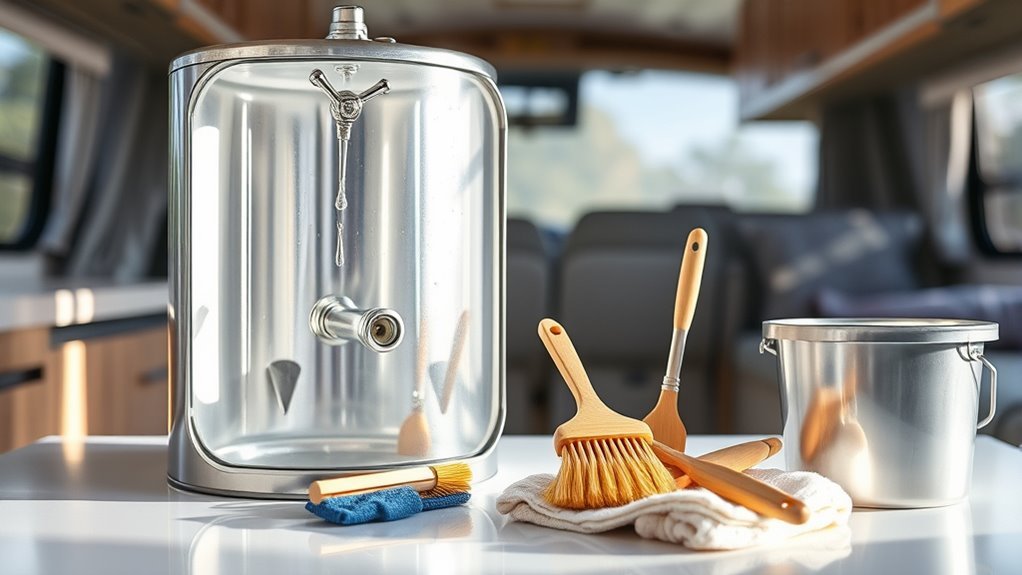 rv hot water tank maintenance