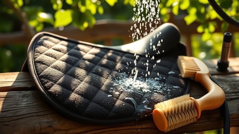saddle pad cleaning instructions