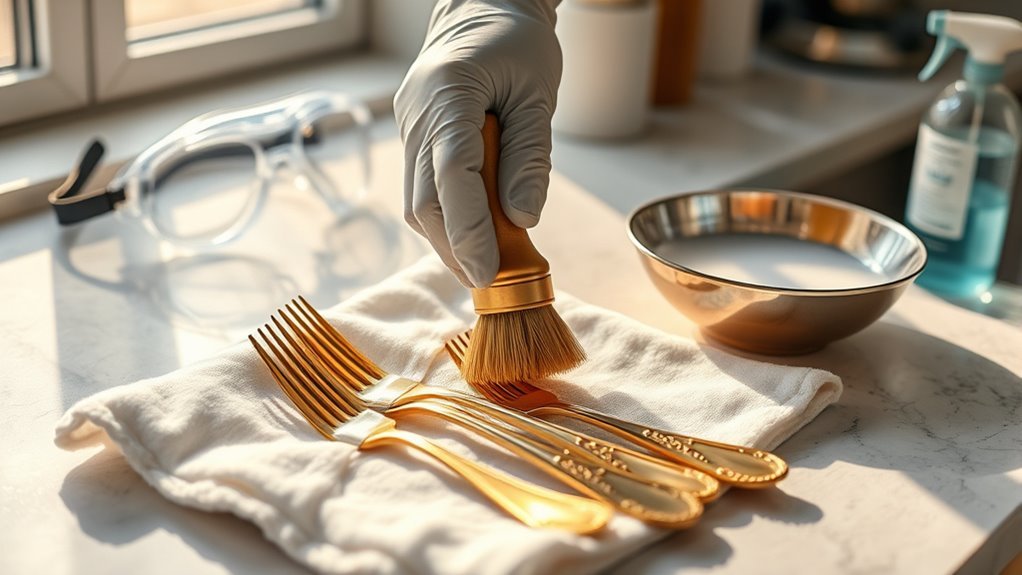 safe cleaning for flatware