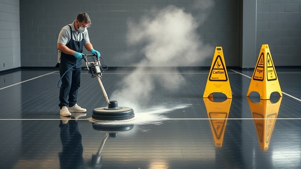 safe cleaning procedures outlined