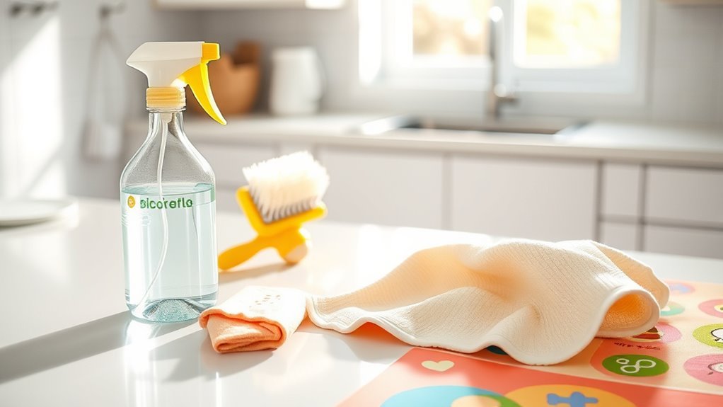 safe cleaning supplies needed