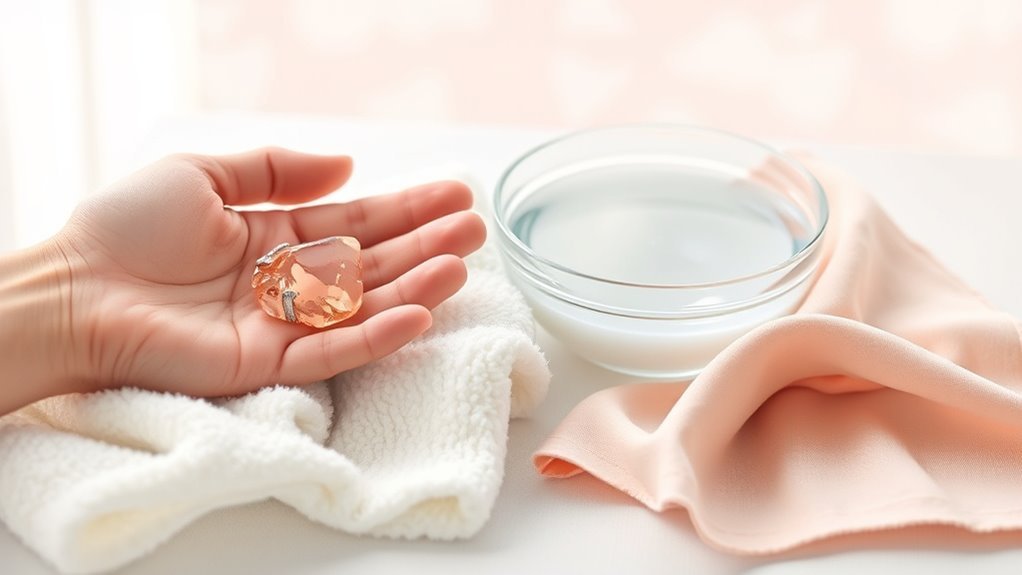 safe morganite cleaning practices
