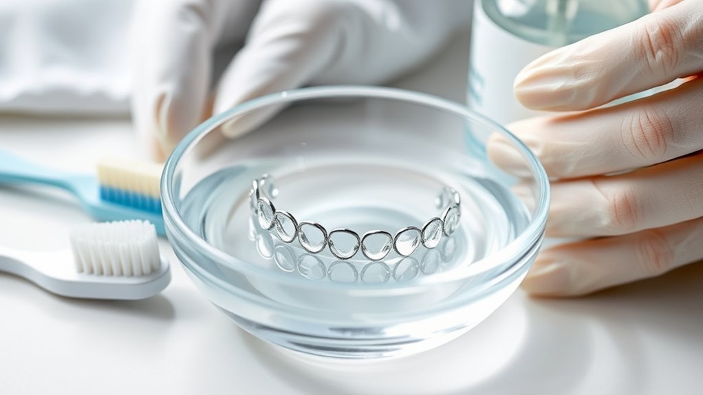 safe retainer cleaning practices