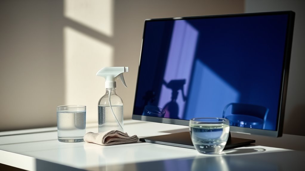 safe screen cleaning preparation