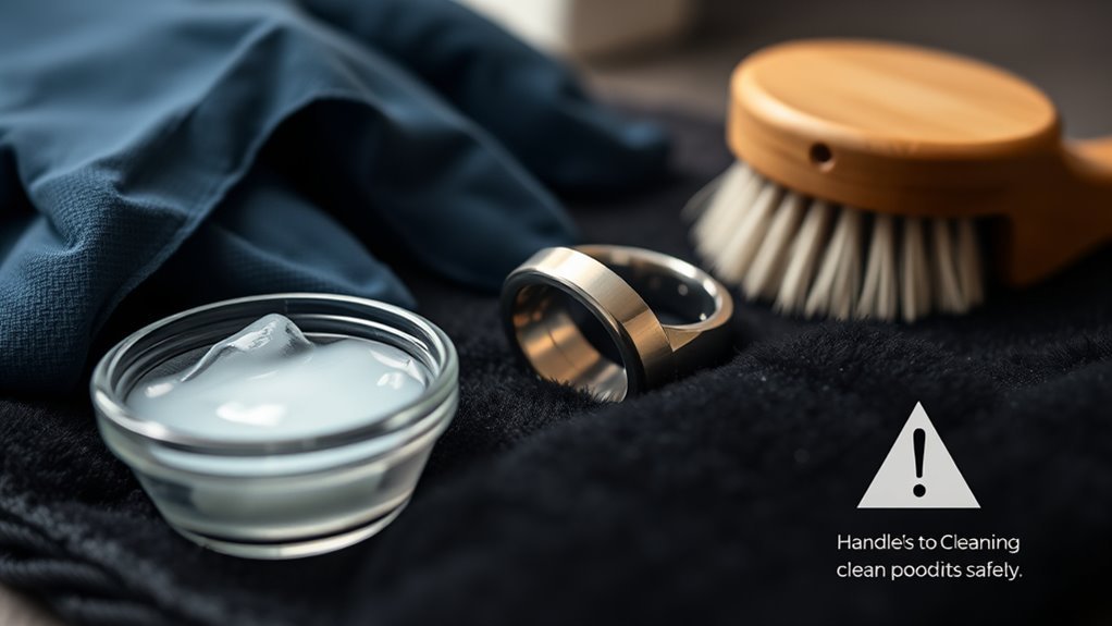 safe tungsten ring cleaning