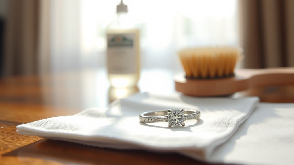 safe wedding ring cleaning