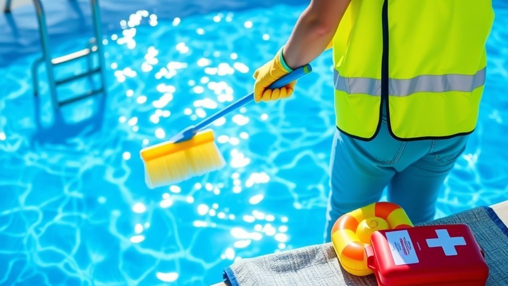 safety first during cleaning