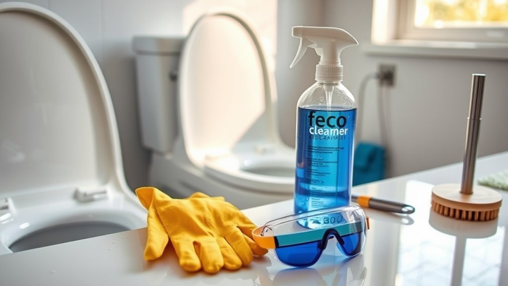 safety first during cleaning