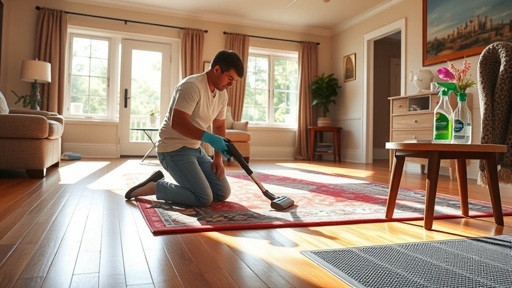 safety first in cleaning