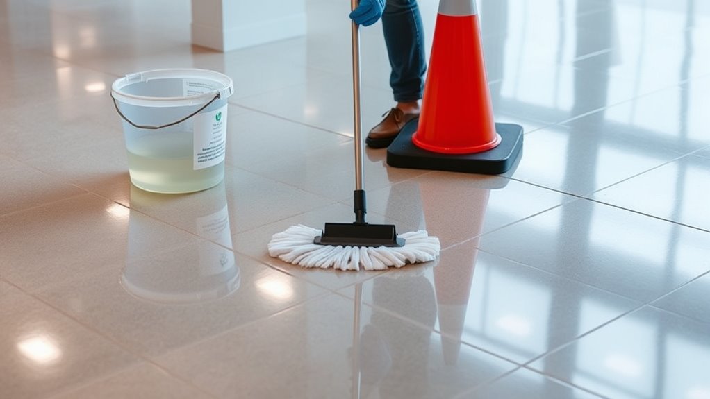 safety first while cleaning