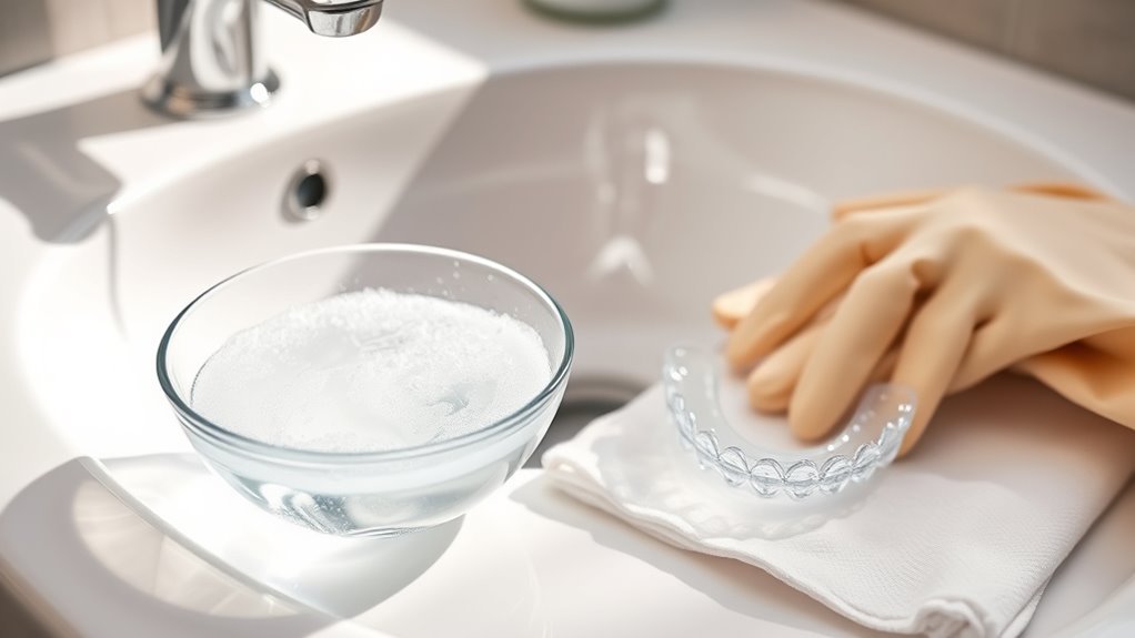 safety in invisalign cleaning
