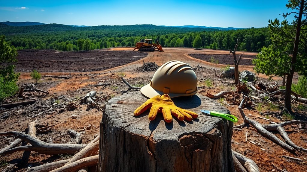 safety in land clearing