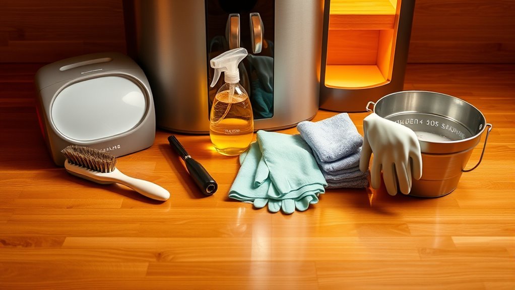 sauna cleaning tools guide
