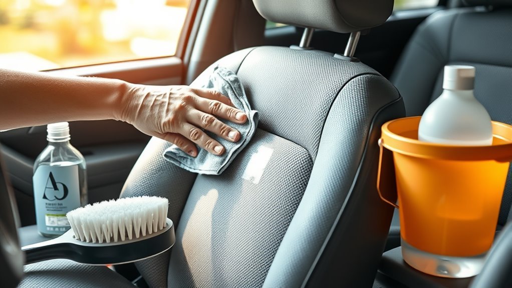 step by step car stain removal