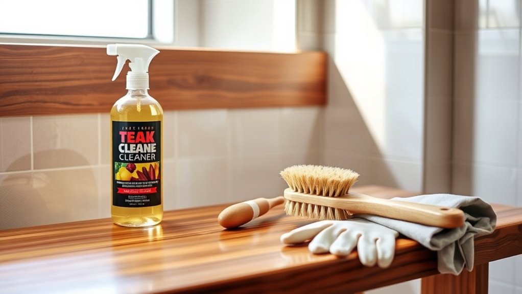 teak bench cleaning essentials