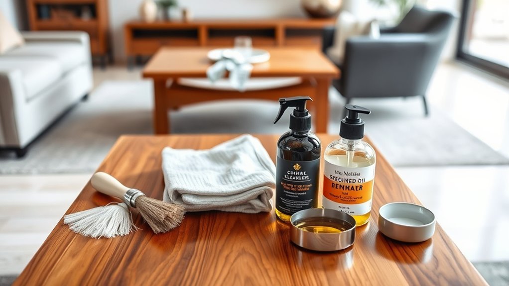 teak furniture cleaning essentials
