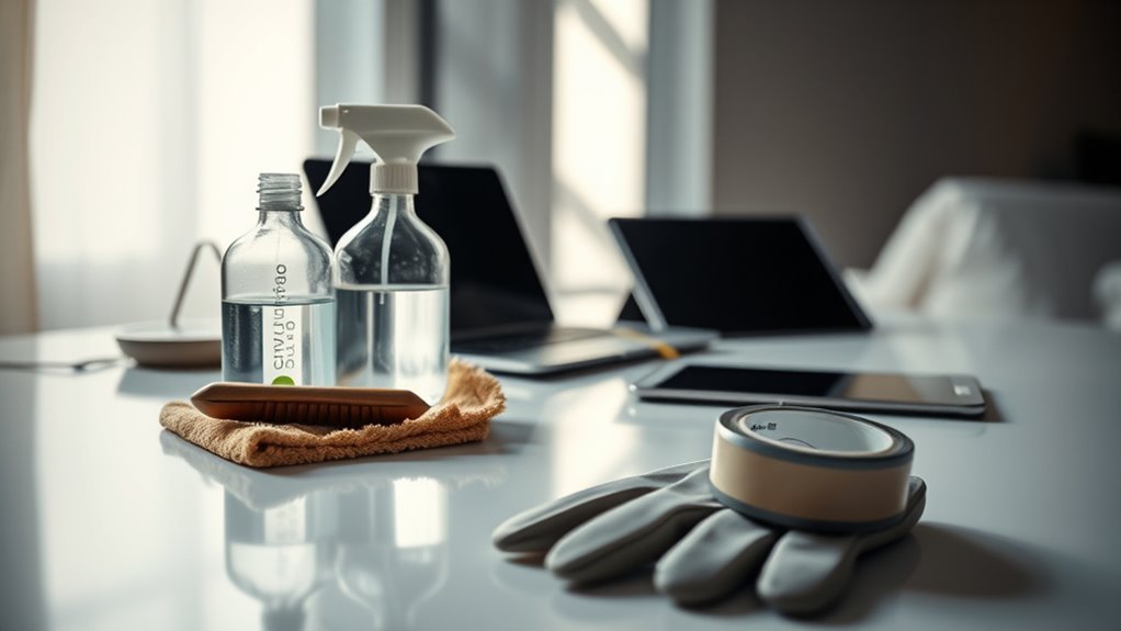 tech cleaning supplies checklist