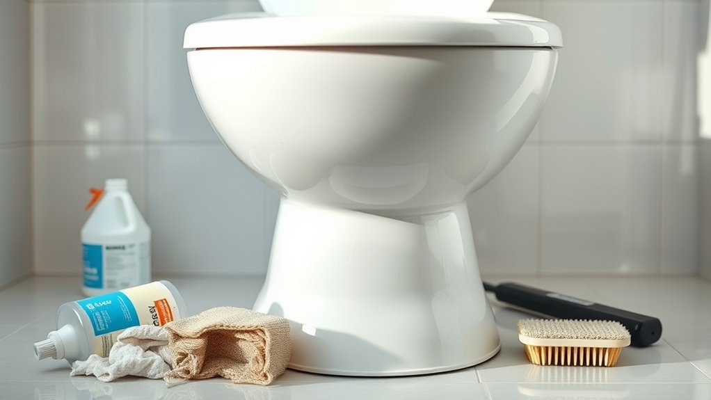 toilet cleaning tools needed