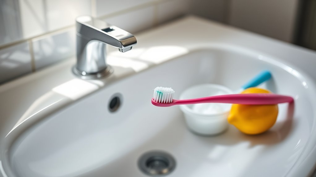 tongue cleaning tools and chemicals