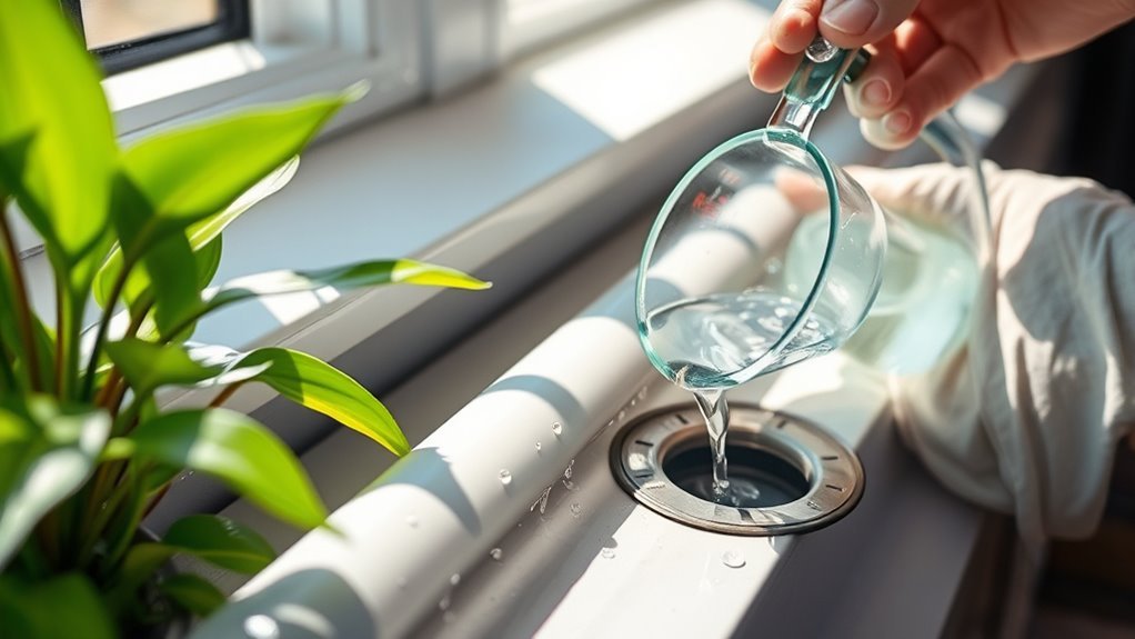 vinegar for ac drain