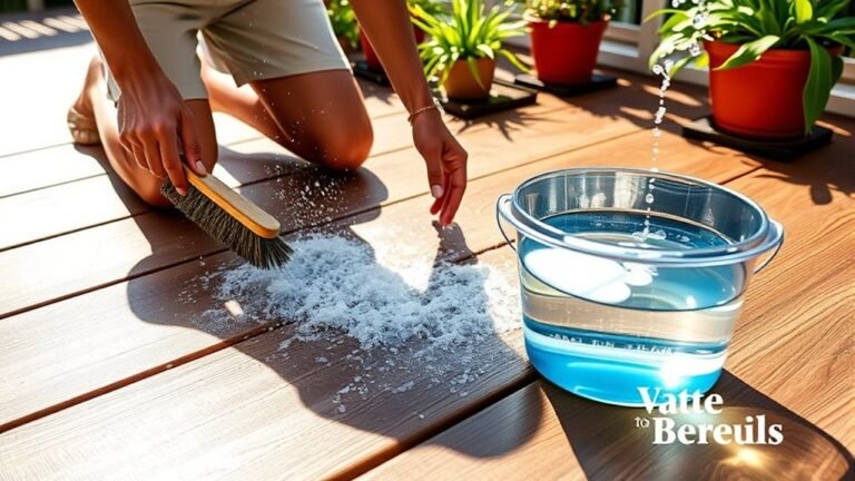 vinyl decking cleaning tips