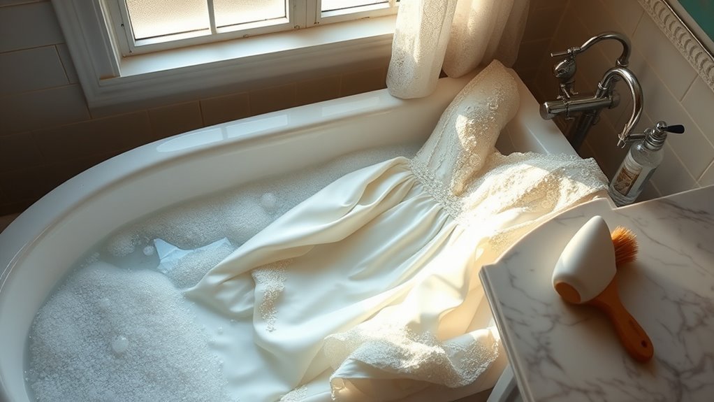 wedding dress cleaning guide