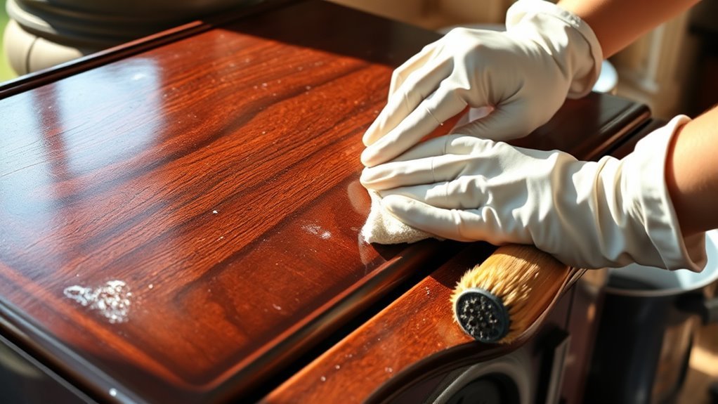 wood stove cleaning preparation