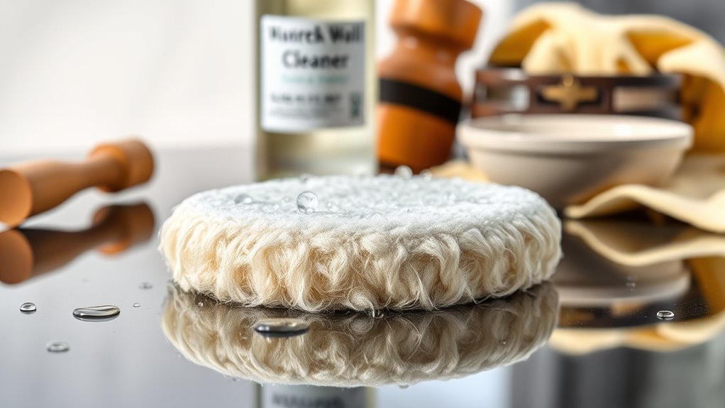 wool pad cleaning preparation