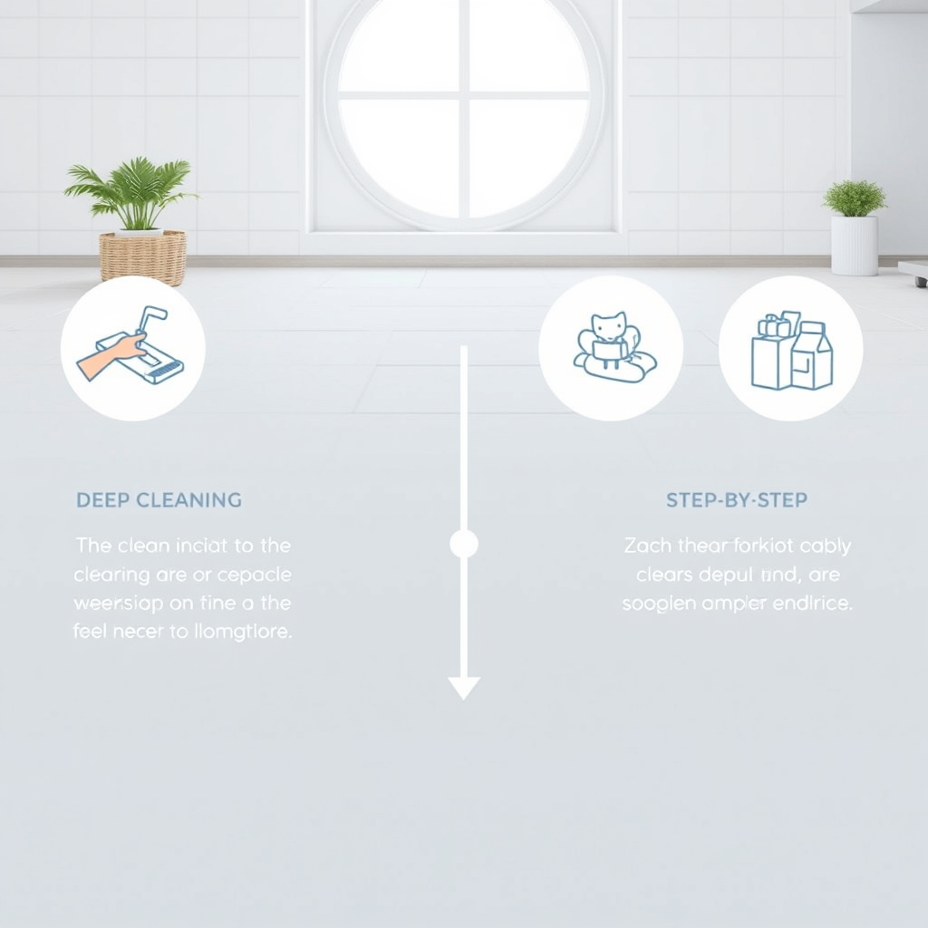 Step-by-Step Deep Cleaning Process - Deep cleaning guide for baby items flooring
