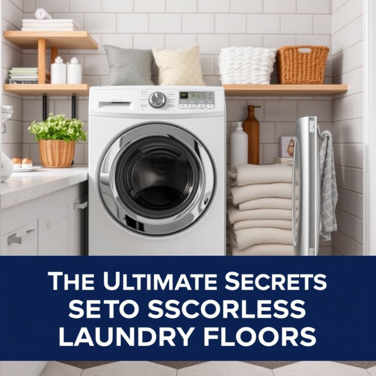 The Ultimate Secrets to Spotless Laundry Floors
