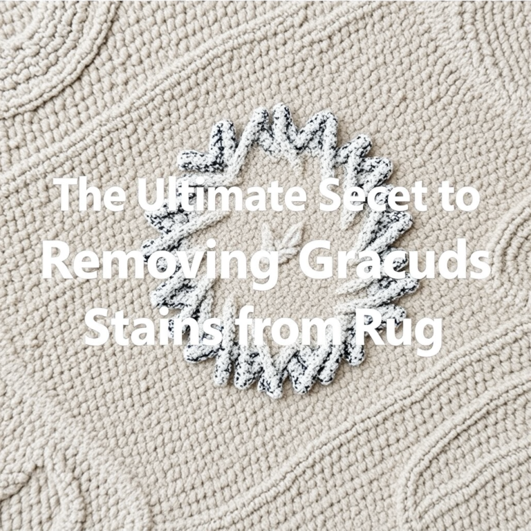 The Ultimate Secret to Removing Grout Stains from Rugs