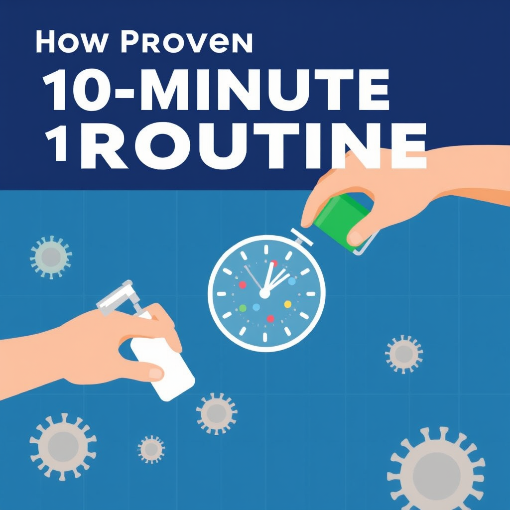 The Proven 10-Minute Routine - How to clean your germs in 10 minutes