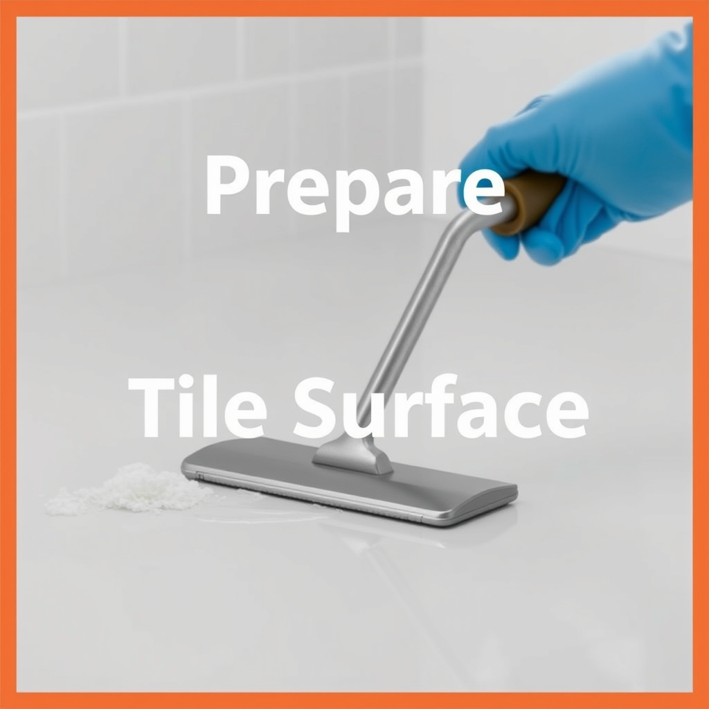 Prepare Your Tile Surface Prepare Your Tile Surface - How to clean your tile in 10 minutes