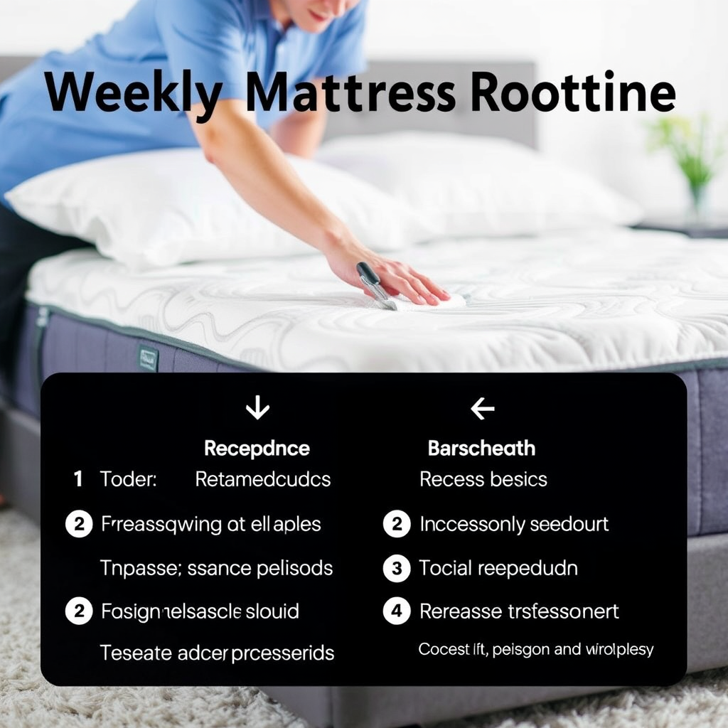 Step-by-Step Mattress Cleaning Process - Weekly cleaning routine for mattress