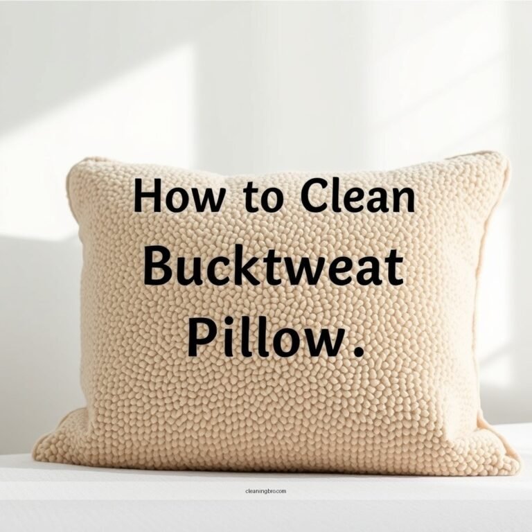 How to Clean a Buckwheat Pillow: A Simple Guide
