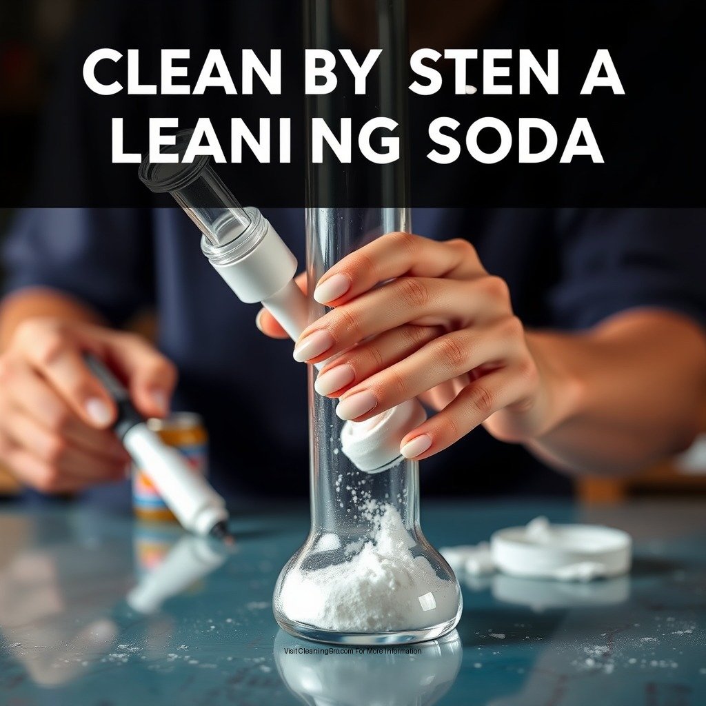 Step-by-Step Cleaning Process - how to clean a bong with baking soda