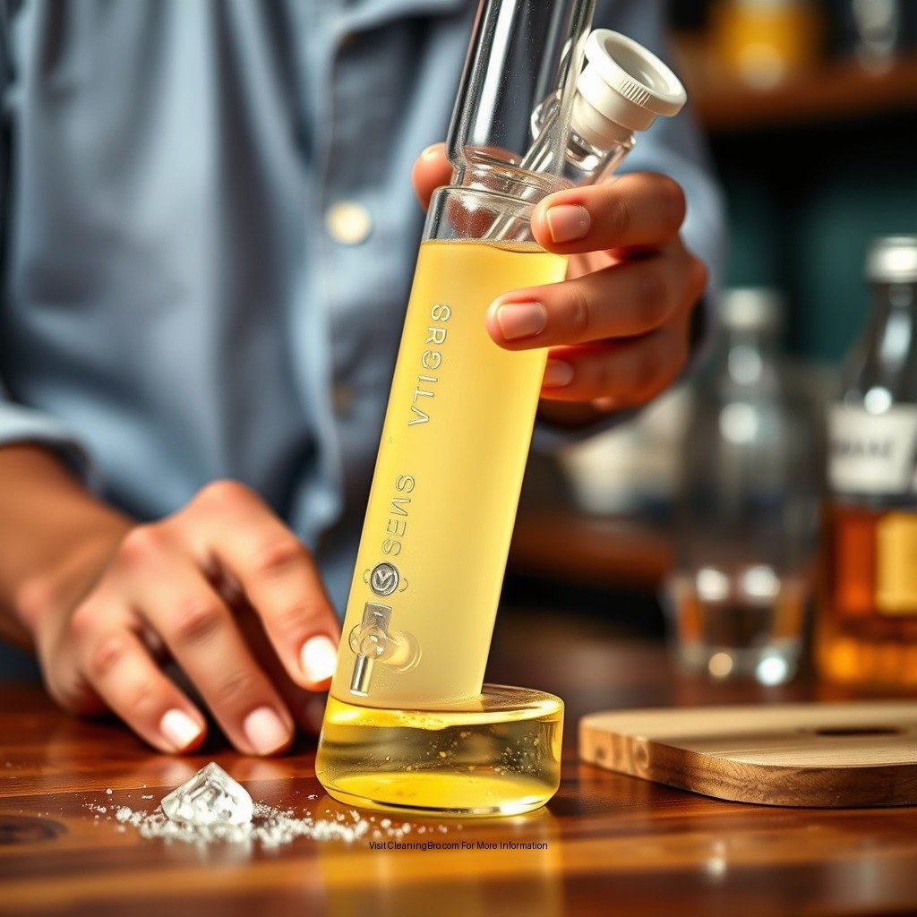 Step-by-Step Cleaning Process - how to clean a bong with vinegar