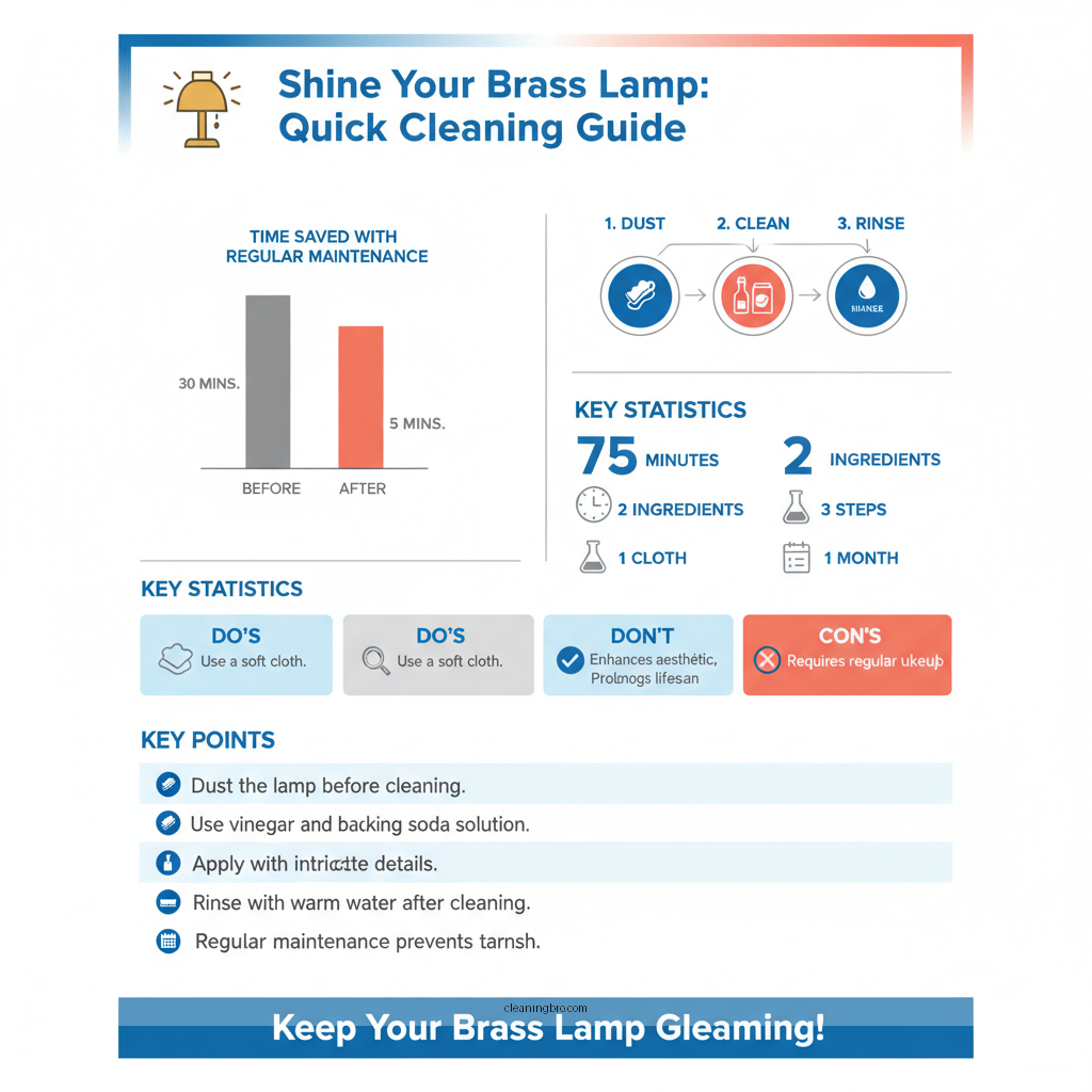 how to clean a brass lamp - Data Infographic and Statistics