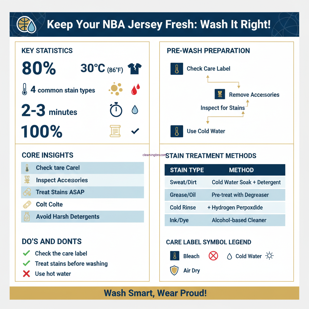 how to wash nba jersey - Data Infographic and Statistics