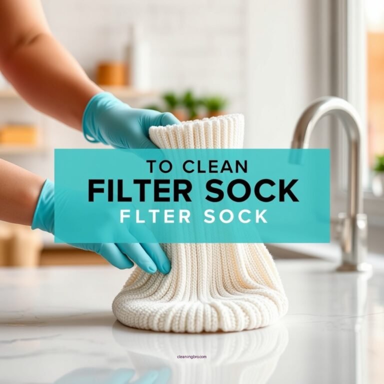 How to Clean a Filter Sock: Step-by-Step Guide